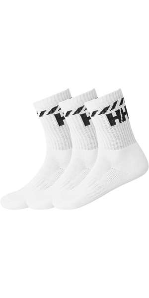 2026 Helly Hansen Cotton Sport Sock 3Pk 67479 - White